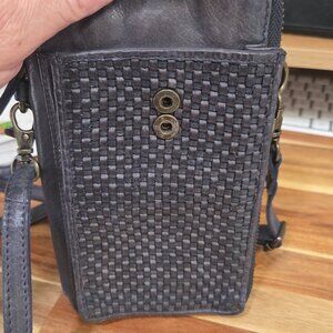 Milo Ella Crossbody Bag Black Leather NWOT